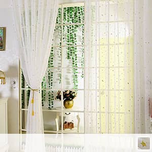 星と月柄カーテン特集 おしゃれカーテン通販mutuki