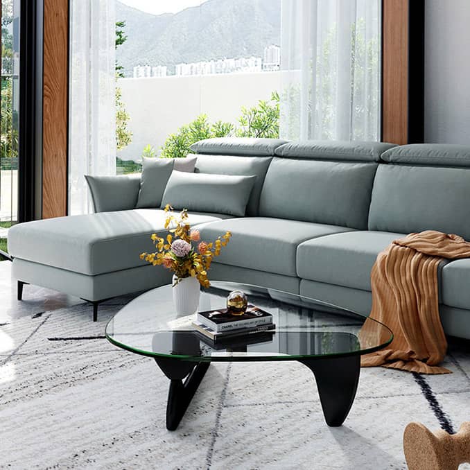 海様専用】Calia Italia ソファー 本革 黒 定価40万 画像左