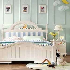 可愛いデザインの子供ベッド